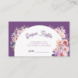 Fall i kärlek fall blommigt baby Kappraffel biljet Tilläggskort