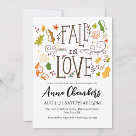 fall i kärlek, fall i inbjudningskort för möhippa