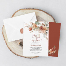 Fall i Kärlek Flowers Watercolor möhippa