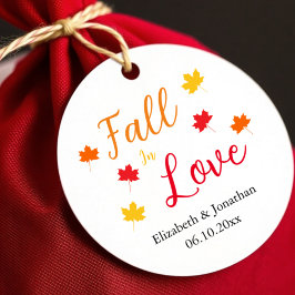 Fall i Kärlek Gåvor Etiketter