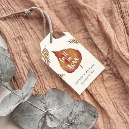 Fall i Kärlek | Höst löv Wedding Favor Presentetikett