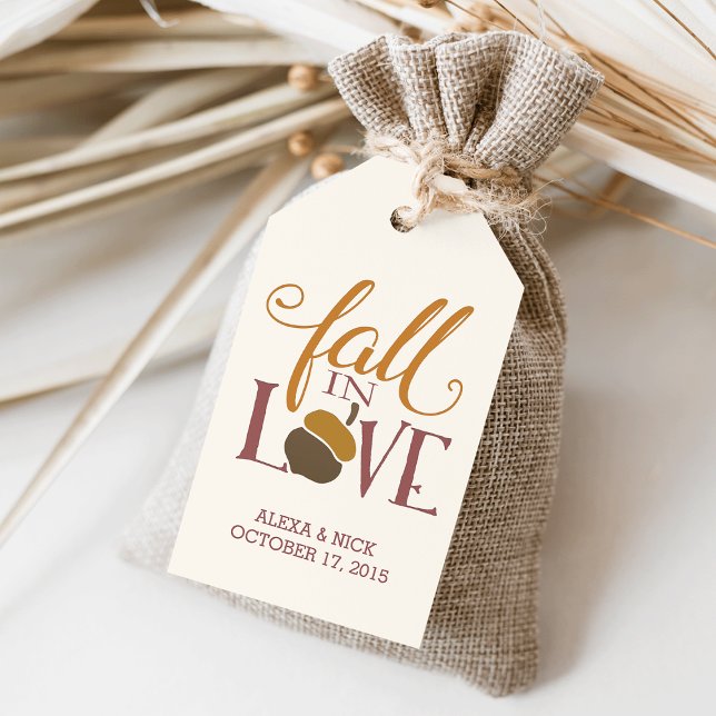 Fall i Kärlek | Höstboksförmån Presentetikett (Skapare uppladdad)