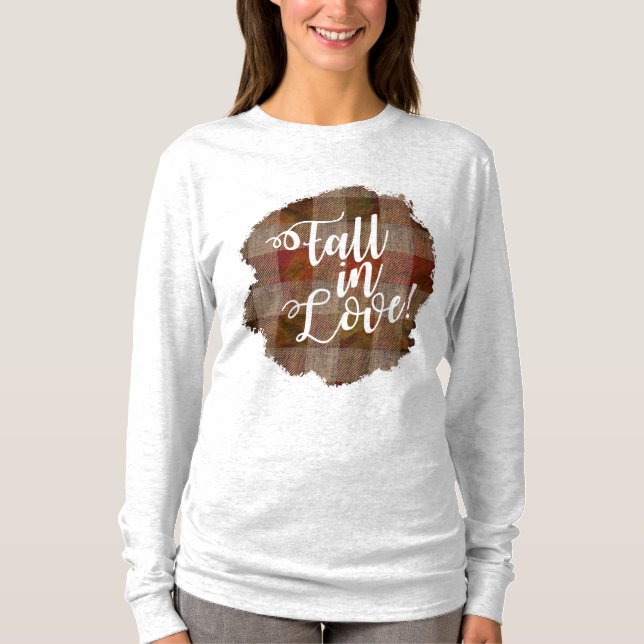 Fall i Kärlek | Höstpunktspets T Shirt (Framsida)