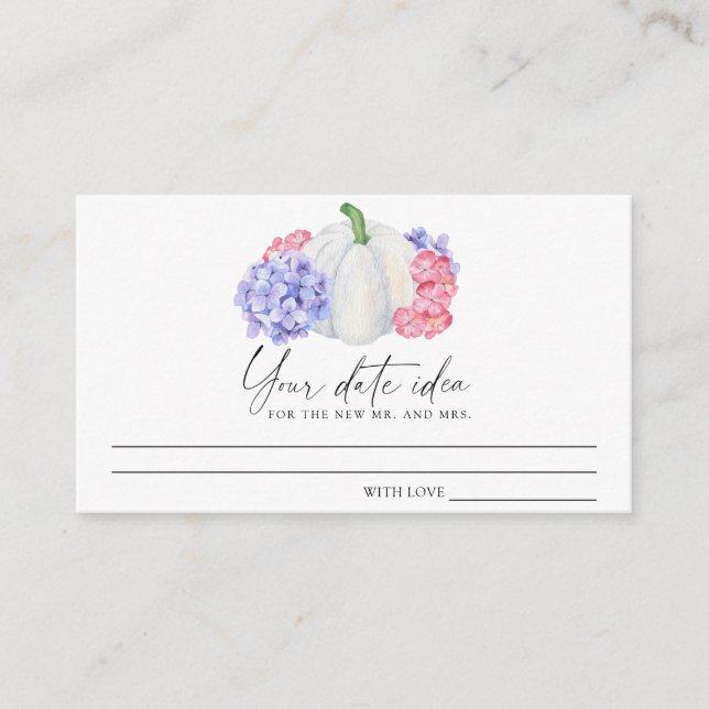 Fall i kärlek - Idéer om datavärden \ Datum burk Tilläggskort (Framsida)