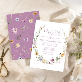 Fall i Kärlek Inbjudningskort för möhippan