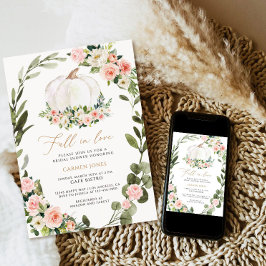 Fall i kärlek Inbjudningskort för möhippan, Pumpki