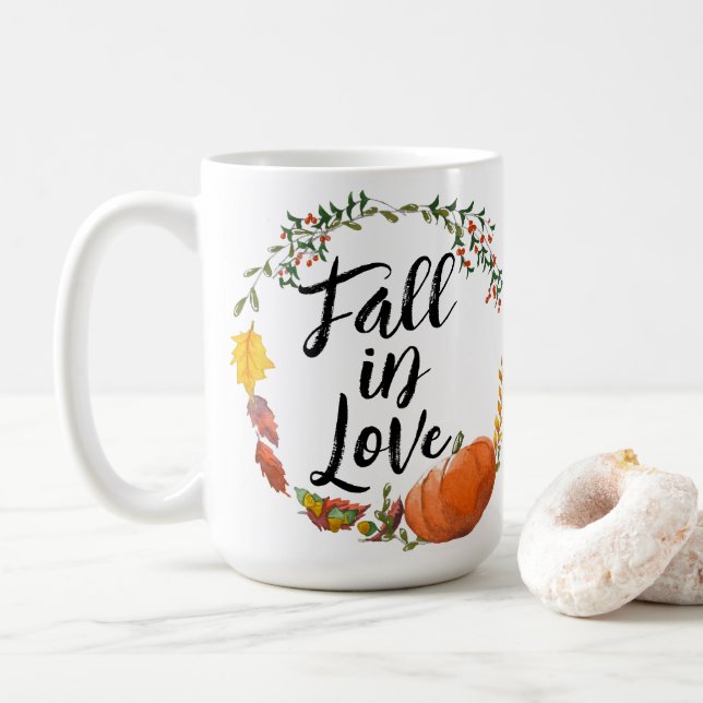 Fall i Kärlek Kaffemugg (Med munk)
