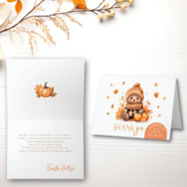 Fall i Kärlek, liten Nalle, vikt Tack Kort