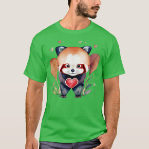 Fall i kärlek med denna Kawai Red Panda T Shirt