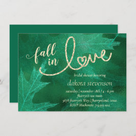 Fall i Kärlek med hösten | Möhippa av Grönt Inbjudningar