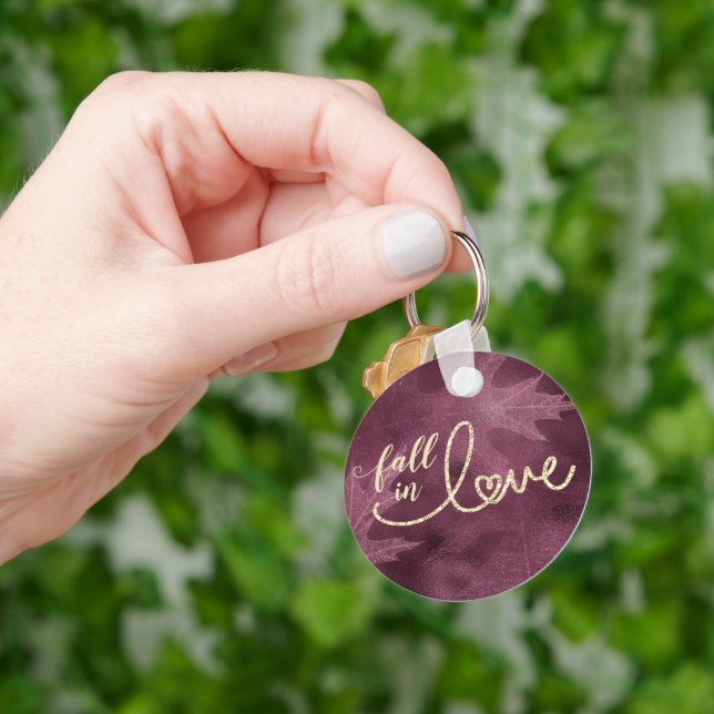 Fall i Kärlek med hösten | Mulberry Jewel och Guld Nyckelring (Hand)