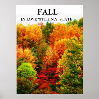 FALL, I KÄRLEK MED ICKE-STATUS-utskrift Poster