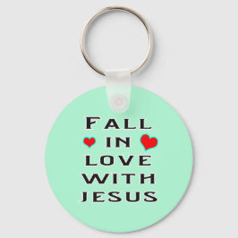 Fall i Kärlek med Jesus Nyckelring