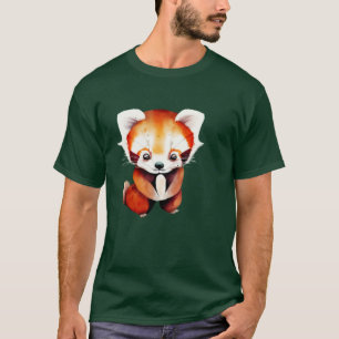 Fall i Kärlek med Kawai Red Panda T Shirt