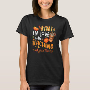 Fall i Kärlek med lärartack till andra Klass T Shirt