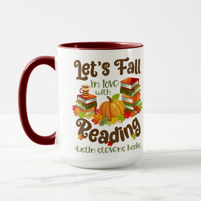 Fall i Kärlek med läsning av Dustin Stevens Bokar Mugg (Vänster)
