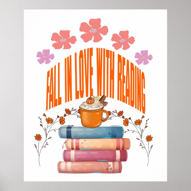Fall i kärlek med läsning, Bok Älskare Poster (Framsidan)