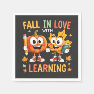 Fall i Kärlek med Learning Teaching School Pappersservett