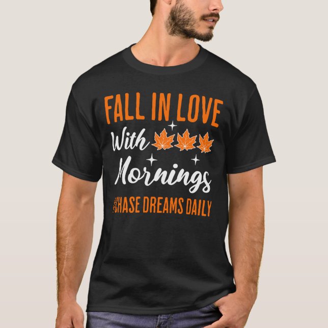 Fall i Kärlek med marsch T Shirt (Framsida)