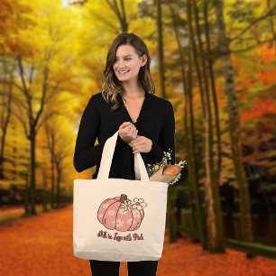 Fall i Kärlek med Rosa Fallgåvor Jumbo Tygkasse