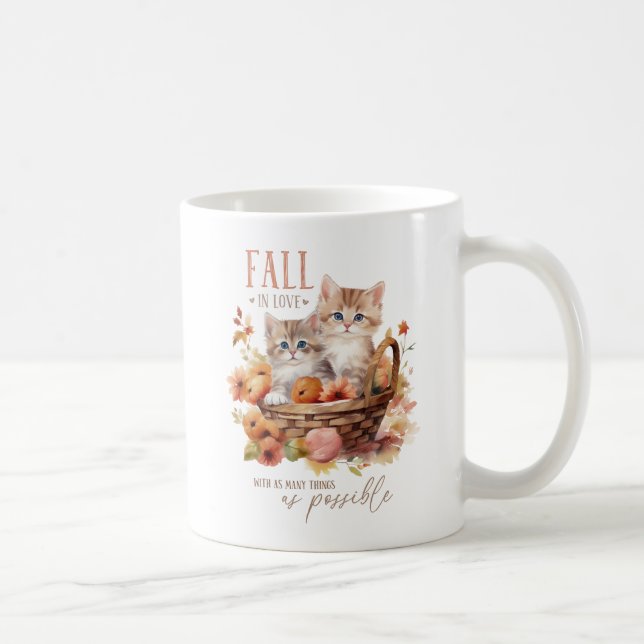 Fall i Kärlek med så många Sak Kaffemugg (Höger)