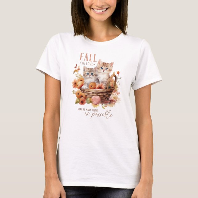 Fall i Kärlek med så många Sak T Shirt (Framsida)