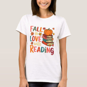 Fall i Kärlek med Thanksgiving till hösten vid läs T Shirt