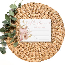 Fall i Kärlek Möhippa Boho Flowers Pumpkin Tilläggskort