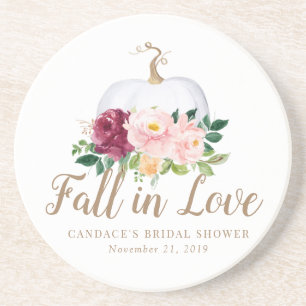 Fall i Kärlek Pumpkin Möhippa Sticker Underlägg