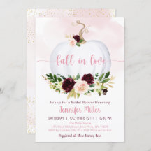 Fall i Kärlek Pumpkin Rosa Burgundy Möhippa