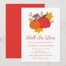 Fall i Kärlek Pumpkin Rustic Möhippa