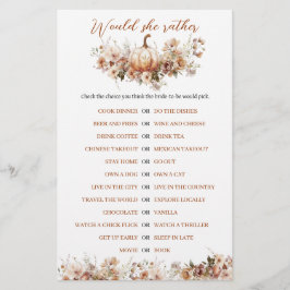 Fall i kärlek Pumpkin Wildbloms Möhippa Game