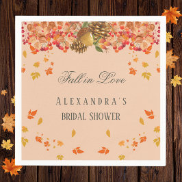 Fall i Kärlek Rustic Autumn Möhippa Pappersservett