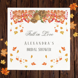 Fall i Kärlek Rustic Autumn Möhippa Pappersservett