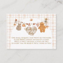 Fall i Kärlek Rustic Modern Baby Shower Bokar