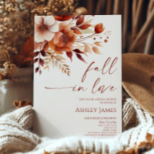 Fall i Kärlek Rusty Burgundy Blommigt Möhippa