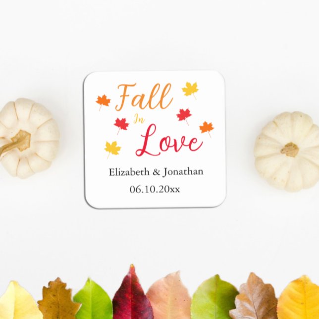 Fall i Kärlek Underlägg Papper Kvadrat (Skapare uppladdad)