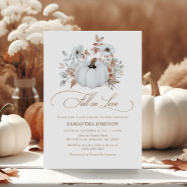 Fall i Kärlek White Pumpkin Möhippa Inbjudningar