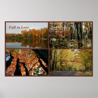 Fall i Kärlek Wisconsin Poster