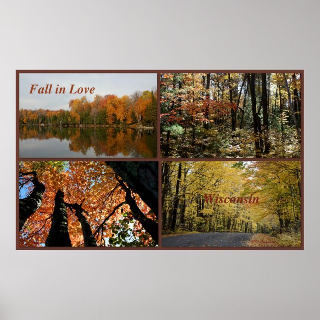 Fall i Kärlek Wisconsin Poster (Framsidan)