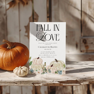 Fall i Möhippan Blommigt i Kärlek Elegant Inbjudningar