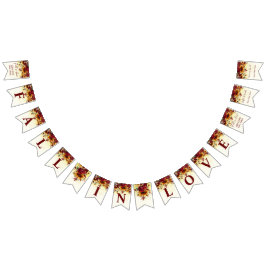 Fall i möhippan kärlek burgundi solblommor vimplar