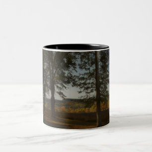 Fall i New Paltz NY Två-Tonad Mugg