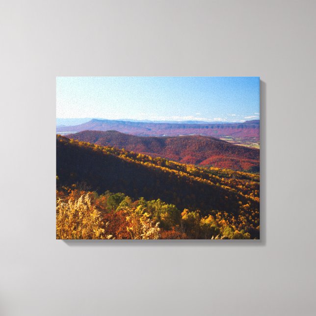 Fall i Shenandoah Valley, Virginia Canvastryck (Framsida)