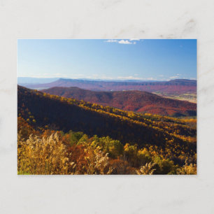 Fall i Shenandoah Valley, Virginia Vykort