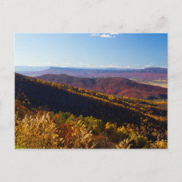 Fall i Shenandoah Valley, Virginia Vykort