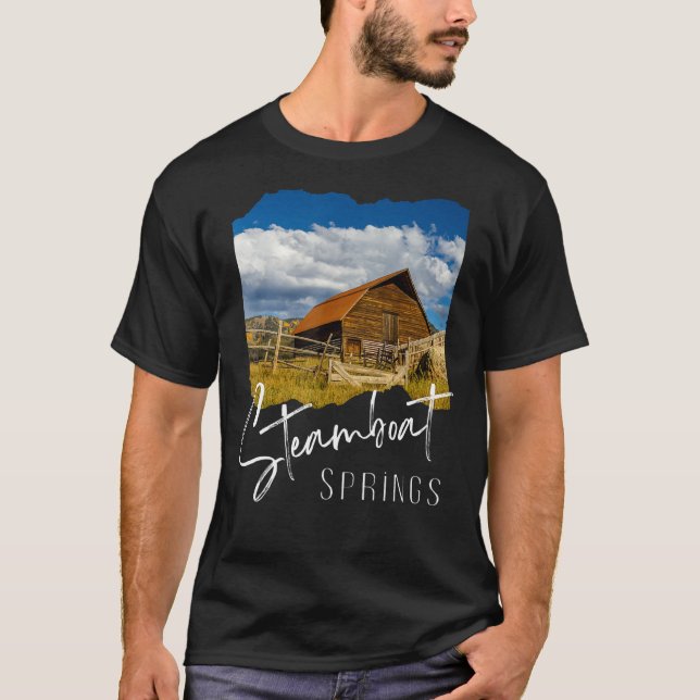 Fall i Steamboat Vår Colorado T Shirt (Framsida)