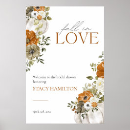 Fall i välkomstsignalen för Möhippa i Kärlek Poster