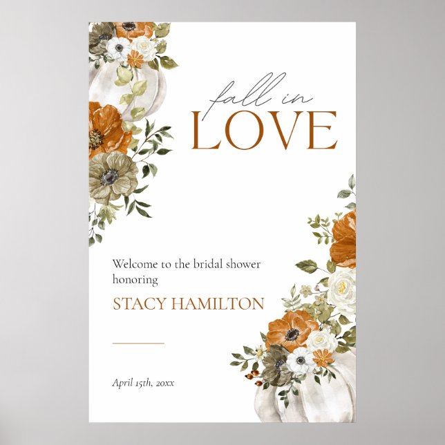 Fall i välkomstsignalen för Möhippa i Kärlek Poster (Framsidan)