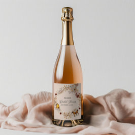 Fall i Vin-etikettuppsättningen för Möhippa hösten Vinflaska Etikett